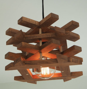 Marcos de Madera Hechos a Mano para Lámparas de Araña (Juntas de Madera Personalizadas) - Product Image 4