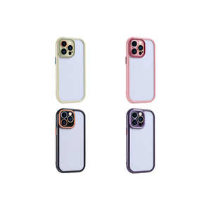 Coque en silicone liquide de qualité supérieure avec design vitaminé pour iPhone 15 Pro XS 11 Pro 7 Plus - Bordure colorée avec protection de l'appareil photo - Product Image 3