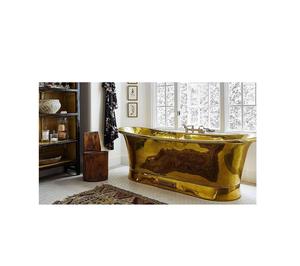 Antique style handcrafted freestanding brass bath tub for luxury vintage bathroom interior design inspiration ideas - Product Image 6