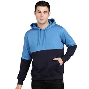 Venta al por mayor premio personalizado Hombres sudaderas con capucha jerseys panel sudaderas con capucha cortar y coser capucha - Product Image 1