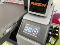 Fabrik-Großhandel A2 UV-Drucker mit 2 XP600 Druckköpfen für Handyhüllen, Ölgemälde, Acryl, Metall, UV-Flachdrucker für Leder und Holz