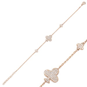 Pulsera con Dijes de Circonita Brillante con Diseño de Reina de Espadas, Joyería de Plata de Ley 925 Hecha a Mano en Turquía, Venta al por Mayor - Product Image 6