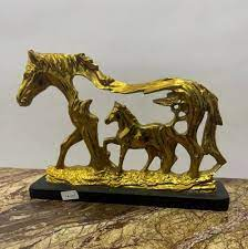 รูปปั้นม้าอลูมิเนียมประติมากรรมเชื่อมตกแต่งบ้านที่สง่างามสำหรับการตกแต่งภายในที่ทันสมัย - Product Image 3