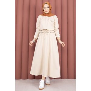 Conjunto Casual de Dos Piezas para Mujer, Top Corto y Falda con Pedrería, Ropa Deportiva Corta y Ajustada con Estampado de Rayas para Verano - Product Image 3