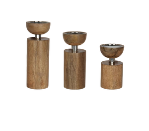 Candelabros con diseños de tres pilares, suministros al por mayor, candelabro elegante hecho a mano de aluminio y Metal para iluminación decorativa - Product Image 3