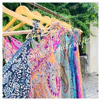 Robe Longue en Soie de Sari Indien Recyclé, Robe d'Été de Plage en Soie, Robe de Vacances, Robe Hippie de Festival, Robe Longue Bohème en Soie