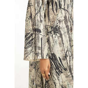 Conjunto Casual de Dos Piezas para Mujer, Color Marrón, Chifón, Primavera/Verano, Talla XS - Product Image 5