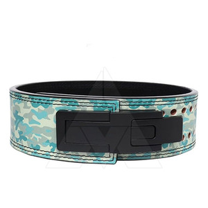 Cinturón de palanca de cuero de vaca Unisex de alta calidad con logotipo personalizado para entrenamiento de gimnasia y levantamiento de pesas - Product Image 2