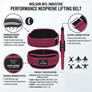 Cinturón Deportivo Transpirable de EVA de Alto Rendimiento con Cierre de Gancho y Bucle para Estabilidad del Core, Entrenamiento con Pesas, Fitness Funcional, Ligero - Product Image 4