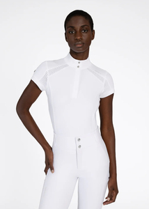 Chemise de concours équestre pour femmes professionnelles, tissu doux de qualité supérieure, coupe confortable, mouvements flexibles et look moderne. - Product Image 4