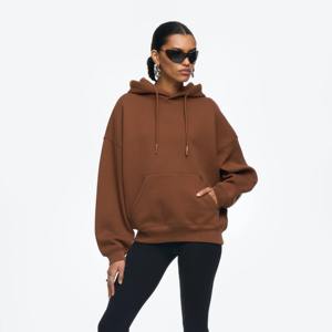 Nouveauté, prix bas, haute qualité, sweat-shirt pour femme, logo personnalisé OEM, design 100% coton, sweat-shirt pour femme surdimensionné, respirant, à capuche - Product Image 2
