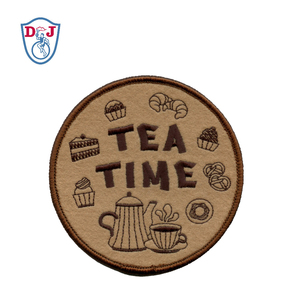 Cảm thấy <span class=keywords><strong>Coaster</strong></span> thêu trà Pad drinkware Mat thêu vải vá Pad - Product Image 2