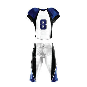 Ensemble de football américain à impression par sublimation en gros direct Design athlétique avec produit durable Uniforme respirant et extensible - Product Image 1