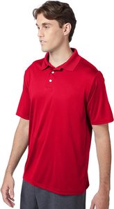 Camiseta de polo roja para hombre-Camiseta de excelente calidad para hombre, camiseta de polo de media manga - Product Image 3
