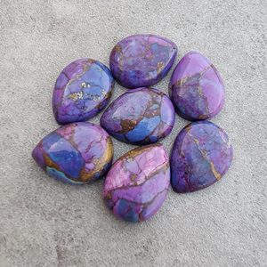 ลูกแพร์ปรับเทียบขนาด AAA ทรงกลมทรงหยดน้ำสีเทอร์ควอยซ์สีม่วงทองแดงธรรมชาติเกรด AAA - Product Image 5