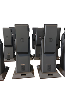 ตู้โชว์เหล็กเคลือบผงแผ่นงานโลหะแผ่นตู้โชว์หน้าจอสัมผัสป้ายดิจิตอลเวียดนามงานตามสั่ง - Product Image 3