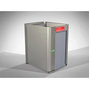 Cabine de fouille pour dames de qualité supérieure Cabine de sécurité en acier préfabriquée Maison de garde extérieure Abri portable à bas prix - Product Image 2