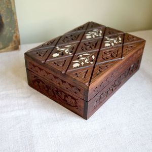 Cadeaux islamiques Mosquée du croissant Sadaquah Box Ramadan Tirelire en bois Eid Mubarak avec comptoir - Product Image 1