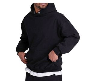 Sudadera con Capucha Extra Grande, 100% Algodón, con Bolsillos Funcionales y Hombros Caídos, para Hombre, Sudadera Personalizada 2026 - Product Image 3