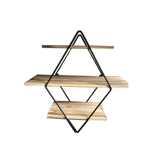 Decoración de pared de madera y Metal para el hogar, decoración de pared artística moderna para sala de estar y decoración de pared artesanal de Metal - Product Image 1