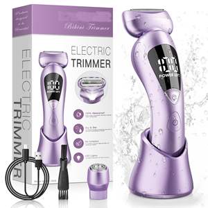 Tondeuse bikini électrique sans fil pour femme avec écran LED pour une peau douce et soyeuse, 1 pièce - Product Image 1