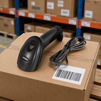 Lecteur de codes-barres 1D 2D portable DS6707, lecteur de codes QR USB pour supermarché, point de vente, commerce de détail