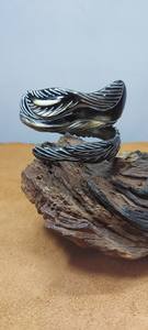 Brazalete de moda de alta demanda para mujer, brazalete de cuerno de búfalo, diseño recortado, banda de tela de colores naturales de 13mm - Product Image 3