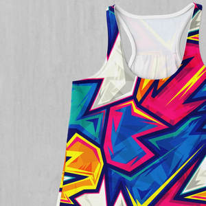 Femmes été sans manches T-shirt décontracté mince tricot côtelé débardeurs pour femme 100% Polyester Sublimation débardeur - Product Image 6