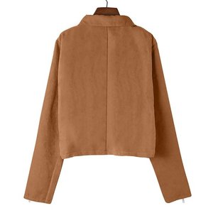 2025 Clearance Women Faux Leather Short <b>Jacket</b> Zip Up Moto Biker Slim Fit <b>Jackets</b> Coat Lightweight <b>Bolero</b> Motorcycle Outwear - Product Image 4