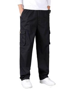 2023 New Fashion Men's High Waist Sweatpants Casual <b>Work</b> <b>Cargo</b> Trousers with Multi-Pockets Durable Fabric Hip Hop Style - Product Image 2