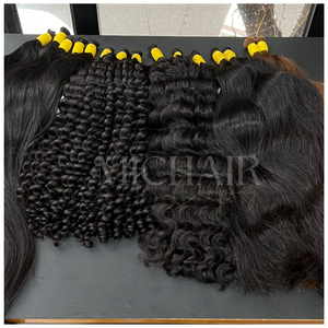 วิกผมคนจากธรรมชาติบริสุทธิ์100% ยังไม่ผ่านการแปรรูปผมคนจากเวียดนาม - Product Image 1