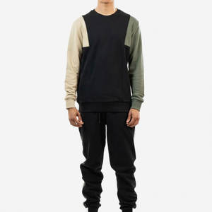 Sweat-shirt d'entraînement à fermeture éclair complète personnalisé 2024 pour hommes, sans danger pour la peau, ensemble de pantalons de survêtement aux couleurs vives - Product Image 1