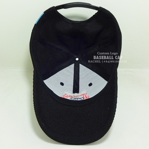 Unisex Corduroy Baseball Caps 6 Panels Embroidered Soft Structured Curved Brim Custom Snap Tag Men <b>Women</b> Vietnam Headwear <b>Hats</b> - Product Image 5