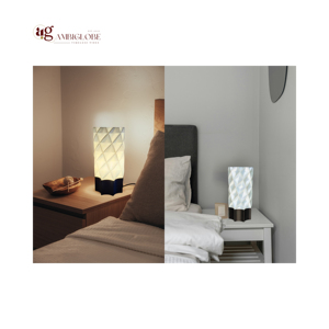 Đèn <span class=keywords><strong>Led</strong></span> in 3D với mô hình hình học Lưới Xoắn thân thiện với môi trường hiện đại Thiết kế tối giản đơn giản linh hoạt cơ sở bóng đèn E14 - Product Image 4