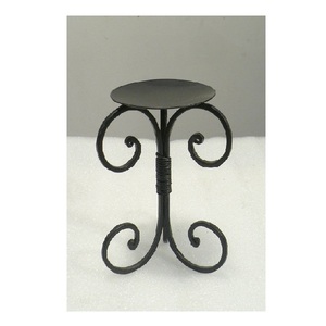 <b>Black</b> Powder Coated Iron Candle <b>Holder</b> For Home Living Room Party Christmas Festival Lighting Decoration Use - Product Image 1