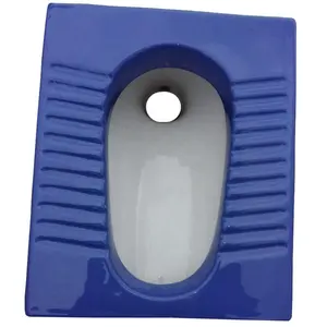 새로운 블루 더블 제품 wc 일반 도자기 쪼그리고 wc 팬 쪼그리고 팬 욕실 세라믹 위생 상품 제품