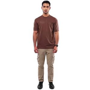 Meilleure qualité 100% coton vierge T-shirts pour hommes col rond manches courtes impression personnalisée poids lourd 210g maillot écologique OEM - Product Image 1