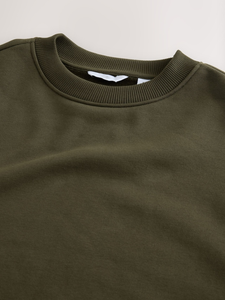 OEM Nuevo diseño elegante Hombres Sudadera de cuello redondo Jersey de manga larga Casual Plain Fleece Top Ropa deportiva cómoda - Product Image 6