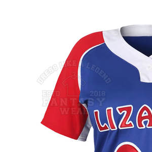 Uniforme de Softbol de Manga Corta, Venta Directa de Fábrica, Nuevo Estilo, Ropa Deportiva, Uniforme de Softbol 2025 - Product Image 2