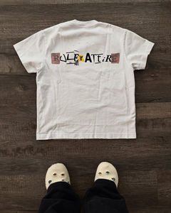 T-shirt personnalisé en coton sérigraphié T-shirt court brodé T-shirt pénible pour hommes - Product Image 2