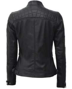 Chaqueta de Invierno Acolchada para Mujer, Diseño 2026, Chaqueta de Cuero Genuino, Estilo Casual, Cierre de Cremallera, Forro Cálido, Fabricante y Mayorista OEM - Product Image 6