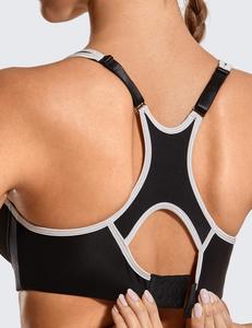 Soutien-gorge de sport pour femme 2026 de haute qualité, personnalisable avec logo imprimé, antichoc, en polyester et élasthanne, respirant et léger - Product Image 5