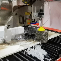 HUALONG machines HLWJ-2015 nouveau pas cher petit 5 axes découpe jet d'eau carreaux de céramique cnc Jet d'eau Cutter pour marbre granit pierre
