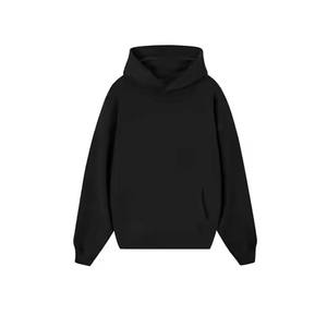 Sudadera con capucha térmica de diseño personalizado de lana de algodón 100%, sudadera con bordado desgastado con logotipo para invierno - Product Image 5