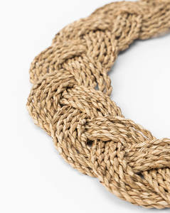 Classic Organic Seagrass <b>Placemat</b> ecofriendly Seagrass Woven <b>Placemats</b> Round <b>Placemats</b> for Dining Table <b>Leather</b> - Product Image 6