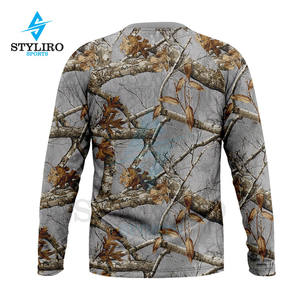 Camiseta con estampado de camuflaje de árbol Real para hombre, ropa de calle de manga larga para caza, senderismo, Camping, ropa de camuflaje Realtree al aire libre - Product Image 4