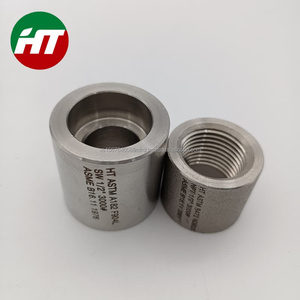 Acoplamiento ASTM A694 A105 Sw, codo hembra de 25mm, accesorios de tubería de acero con tratamiento de superficie de pintura, el mejor precio - Product Image 1