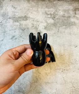 15-20cm Eco-Friendly Buffalo Horn <b>Shampoo</b> <b>Brush</b> Head Massager Hand Massage Refreshment Short <b>Shampoo</b> Comb Medium Teeth - Product Image 5