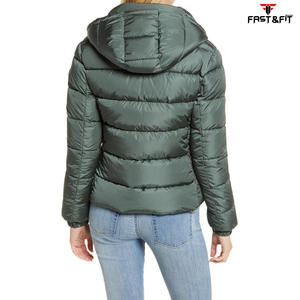 Hot Selling High Quality Long Sleeve Down Puffer Jacket Lightweight Popular Design With Zipper-Cheap Price Wholesale Supply - Product Image 4