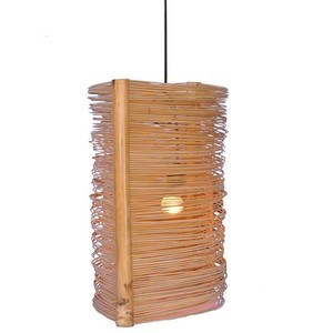 Modern Handmade <b>Bamboo</b> Ceiling Pendant <b>Light</b> for Restaurant Hotel Home Decoration - Product Image 4